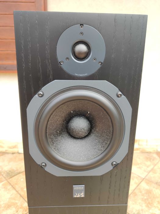 ATC SCM 11 Black Ash + podstawki + zworki Tellurium Q Silver