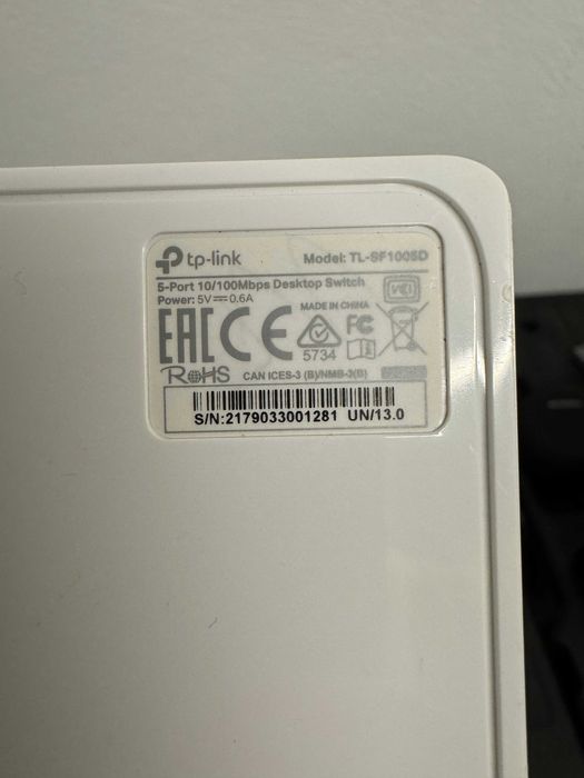 Mini Switch 5 Portas TP Link SF1005D