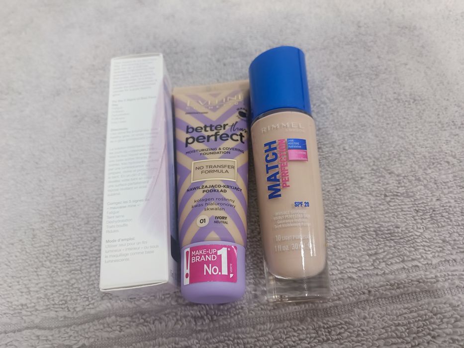 Zestaw podkładów artdeco baza becca rimmel Eveline