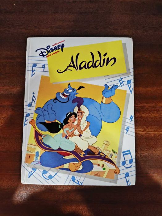 Livro "Aladdin" – Audiocontos Disney para Sempre – Ediclube Coleccionáveis