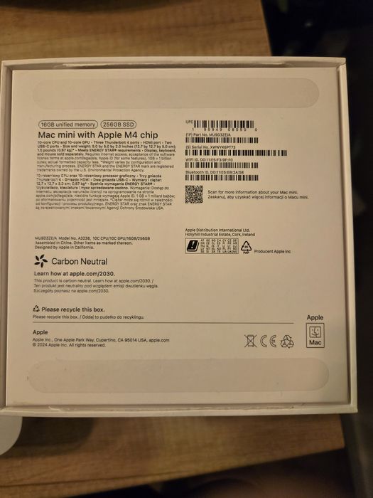 Apple Mac mini M4 i głośnik