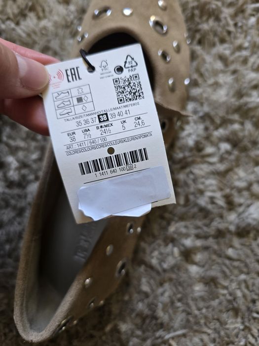 Buty baleriny Pull&Bear rozm 38 nowe z metką
