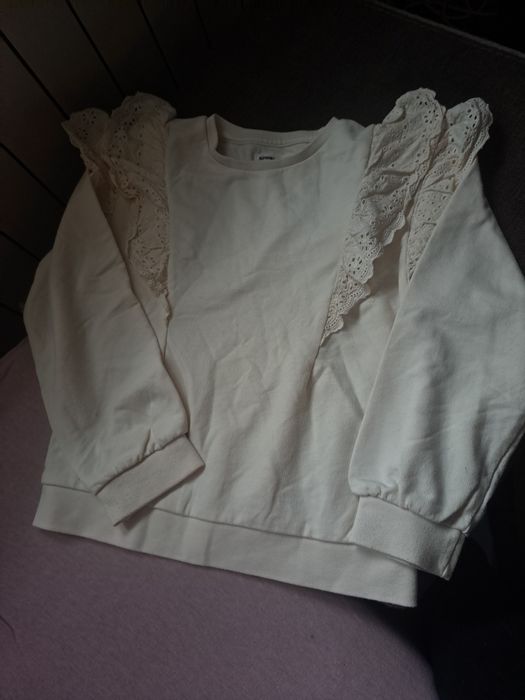 Bluza dziewczeca 128 falbanki