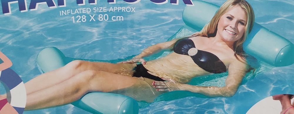 Hamak wodny do basenu water hammok lato128x80