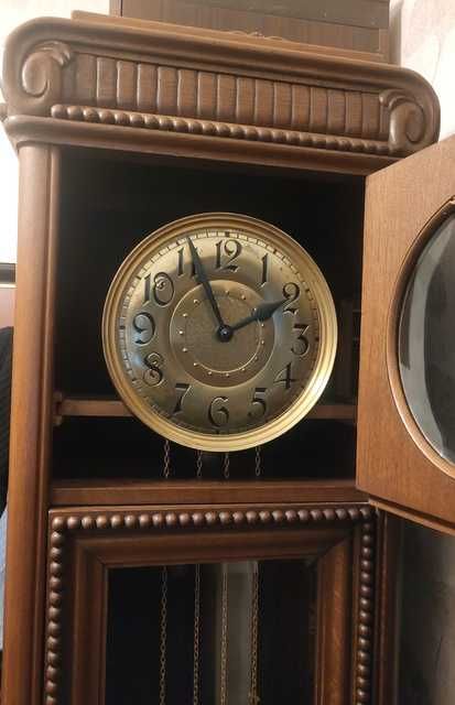 Zegar Stojący KIENZLE ok. 1920r - bogato  rzeźbiony