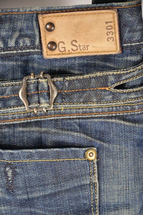 G-star Raw 3301 Jeans Spódnica Damska 29 Oryginalna Bawełna Spódniczka