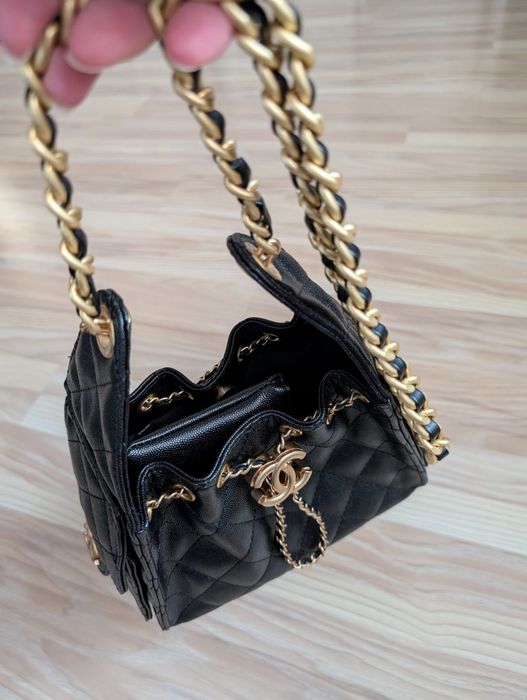 Сумочка Chanel натуральна шкіра довжина 20 см