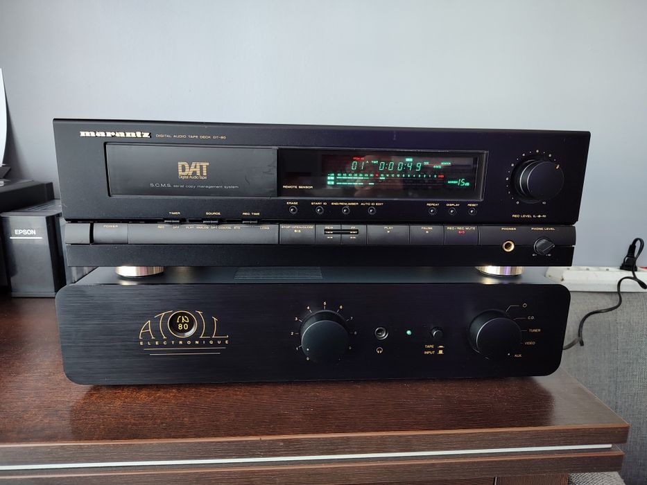 Marantz odtwarzacz DAT DT-80 wzmacniacz Atoll IN 80