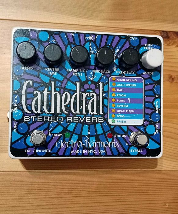 Electro-Harmonix EHX Cathedral Reverb (efekt / pogłos gitarowy)