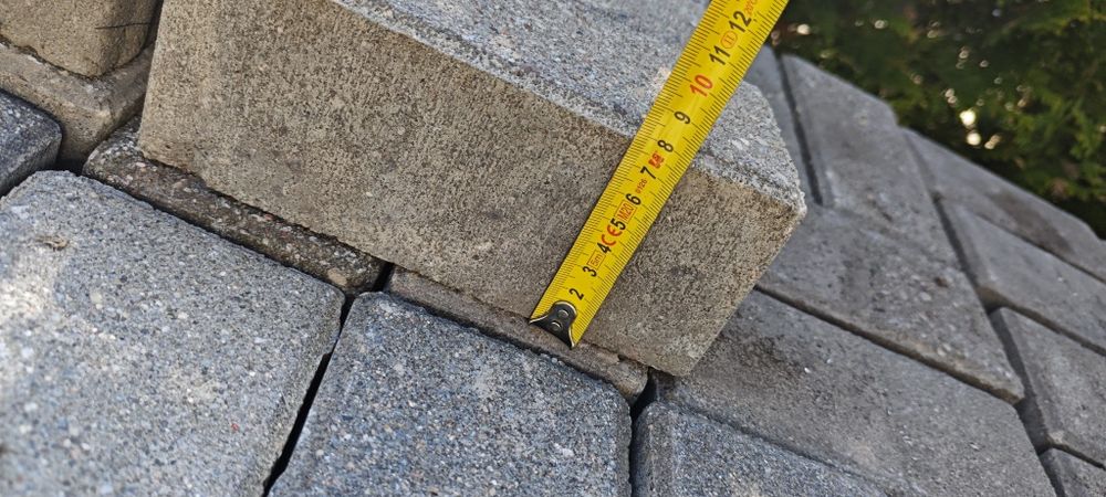 Kostka brukowa 8cm z rozbiórki. Ponad 3,5m²