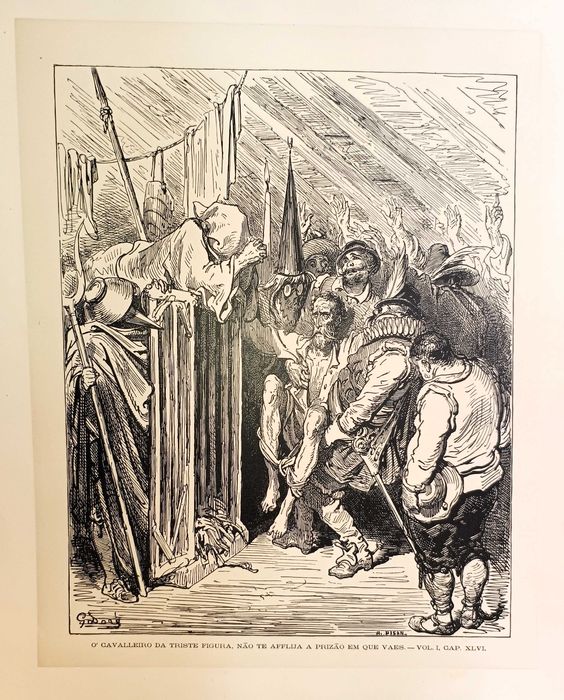 Gravuras Dom Quixote de la Mancha Gustave Doré H. Pisan 1866 12