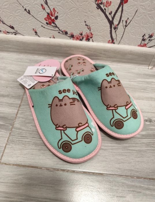 Kapcie Pusheen slippers zielone