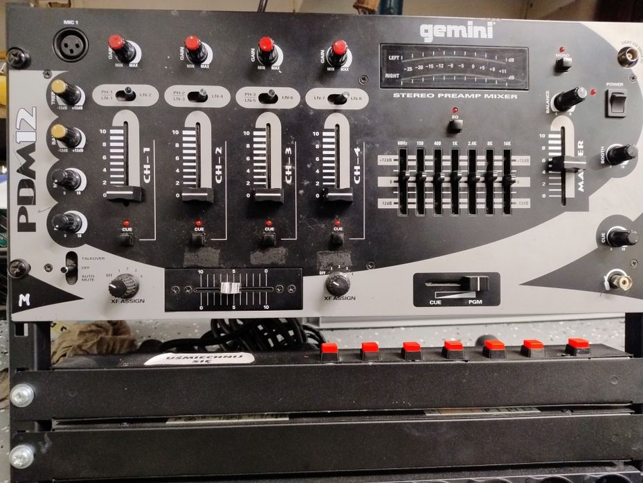 Mikser DJ Gemini PDM 12 rack 19"