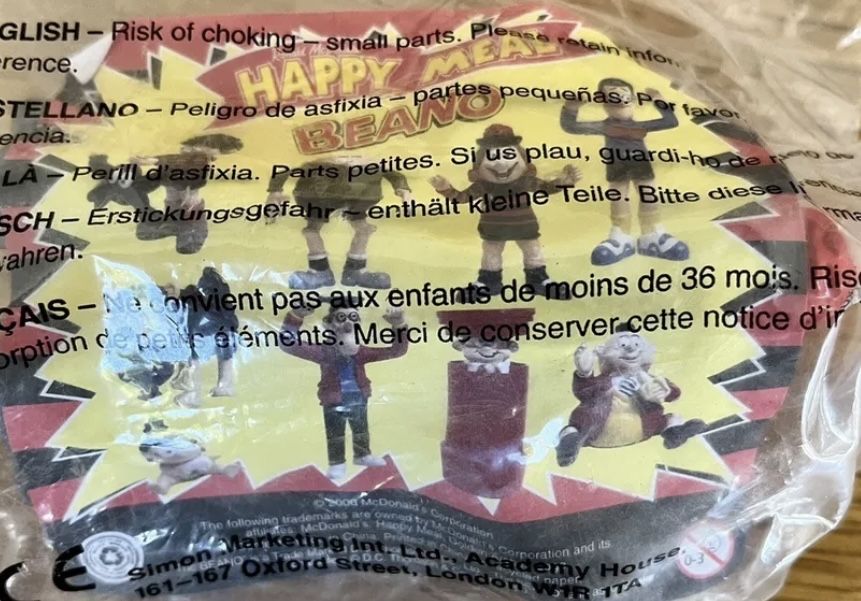 Винтажные игрушки из хэппи мил