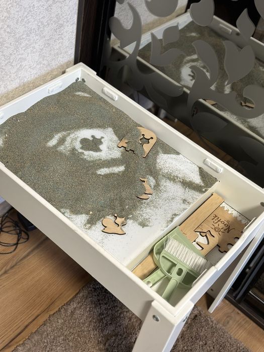 Световой стол песочница со стульчиком