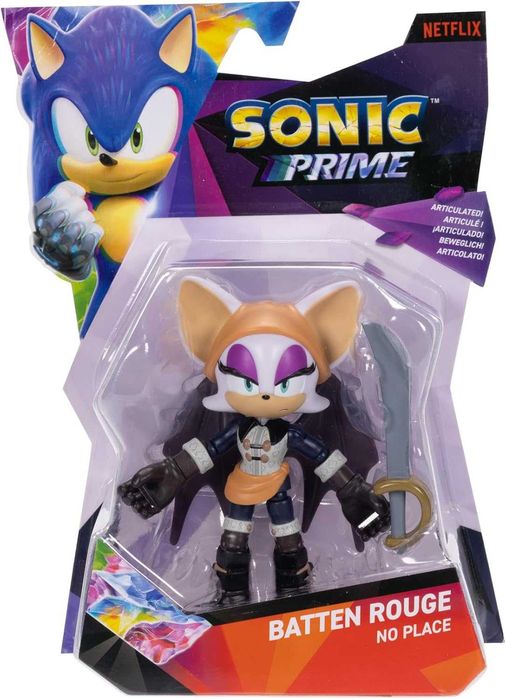 Фігурка Сонік Прайм Батен Руж 12,7см Sonic Prime Baton Rouge Соник