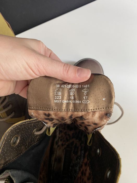 Ботинки bugatti, 38