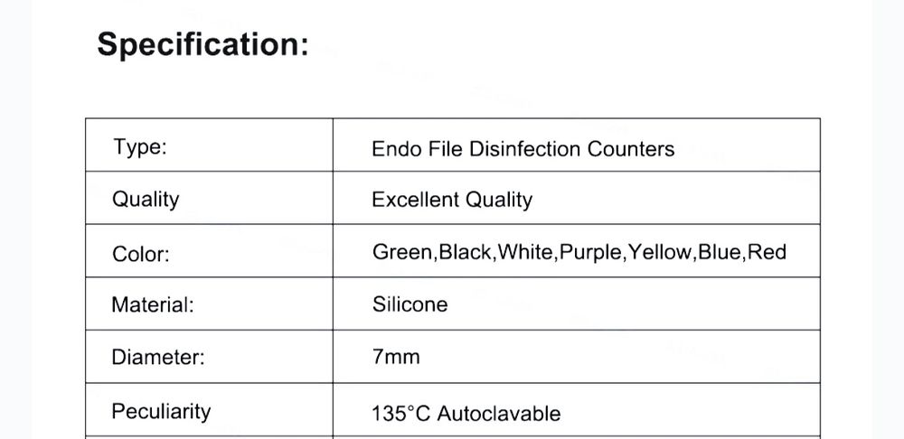 Ромашка-маркер зносу ендоінструменту, набір 50 шт