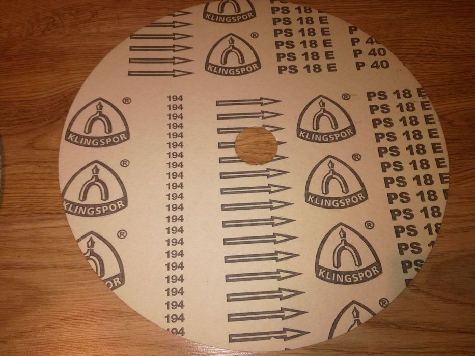 Papier ścierny, ściernice, tarcze 350mm, ziarno 40, 60. Cena za 10 szt