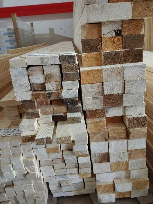 Брус струганий, рейка гладка шліфована, стругані бруси та рейки,ламелі