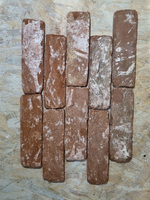 Cegła cięta cegiełki na ścianę 50 szt