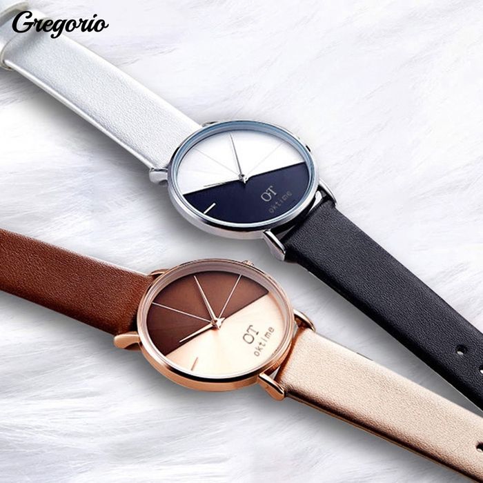 Zegarek damski czarno-srebny