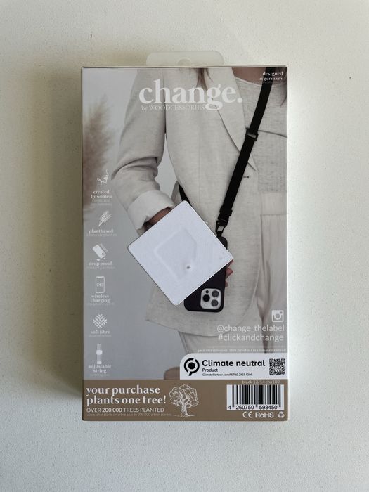Capa Change. Para iPhone 13 com fita/cordão NOVA