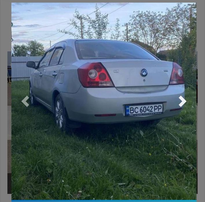 Автомобіль Джилі мк