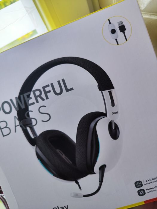Наушники Baseus GoPlay 1+ Max Gaming Wired Headphones. Новенькие