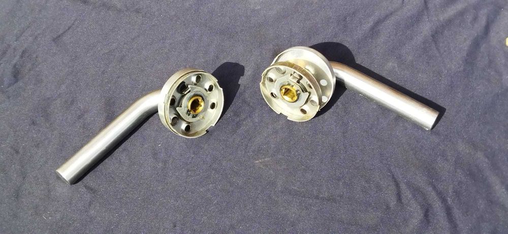 Puxadores de porta roseta inox