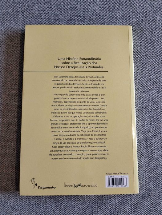 Livro "O Santo, o surfista e a Executiva" Robin S. Sharma