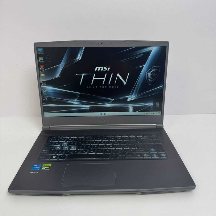 MSI Thin 15 B12UC 15.6" FHD IPS 144Hz i5-12450H 16GB DDR4 SSD 512GB RTX 3050 4GB