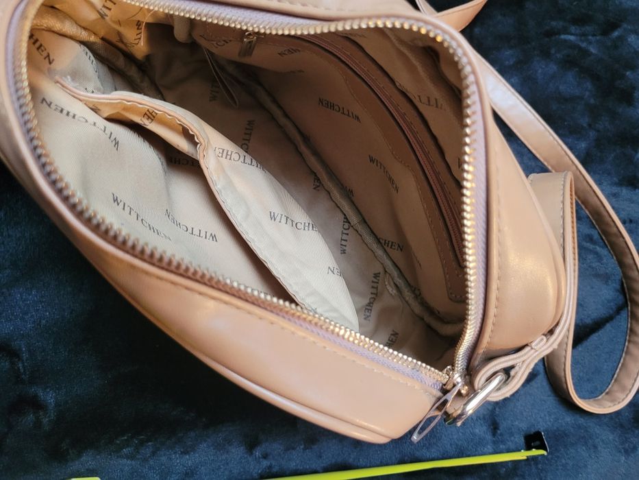 Torebka listonoszka camel Witchen karmelowa