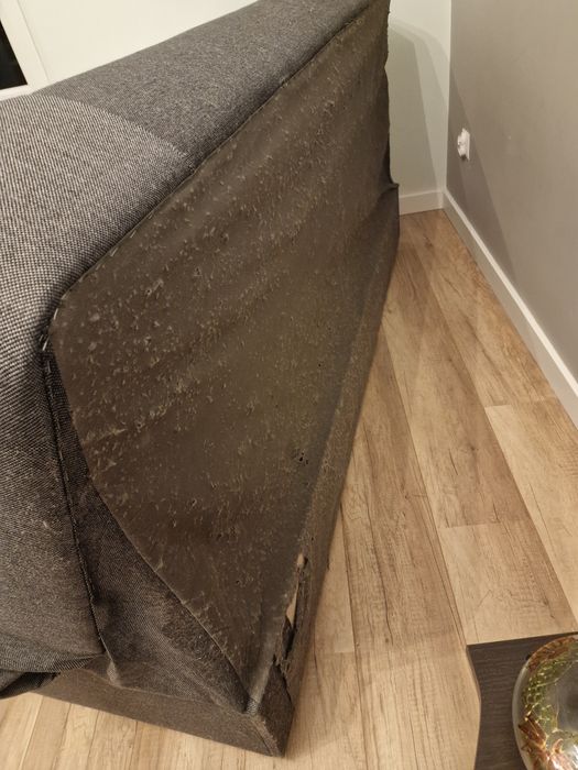 Rozkładana wersalka z pojemnikiem