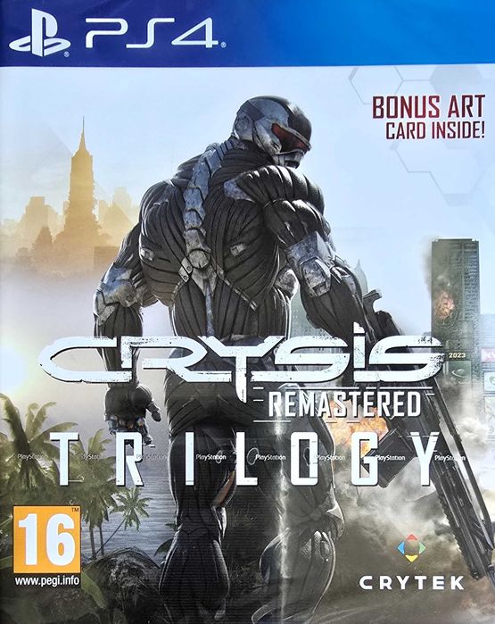 CRYSIS REMASTERED TRILOGY Trylogia PL Playstation 4 PS4 PS5 Nowa Sklep