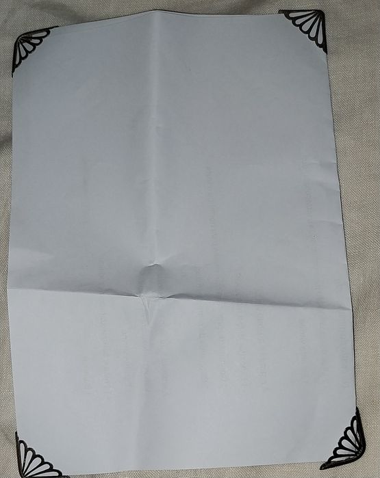 4 cantos em metal com mais de 60 anos para por em cartolina