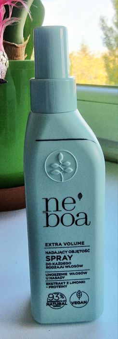 Naturalny spray do włosów Neboa Extra Volume (175 ml) – unosi od nasady!