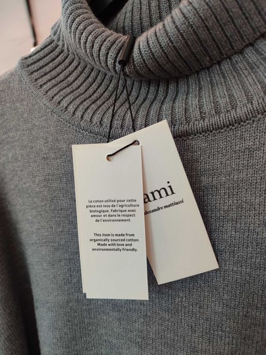 Джемпер AMI PARIS Ami De Coeur Jumper Grey