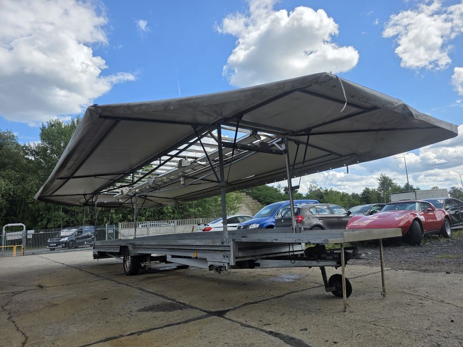 Przyczepa Handlowa Straganowa MOETEFINDT 1350kg DMC Jarmark Targ