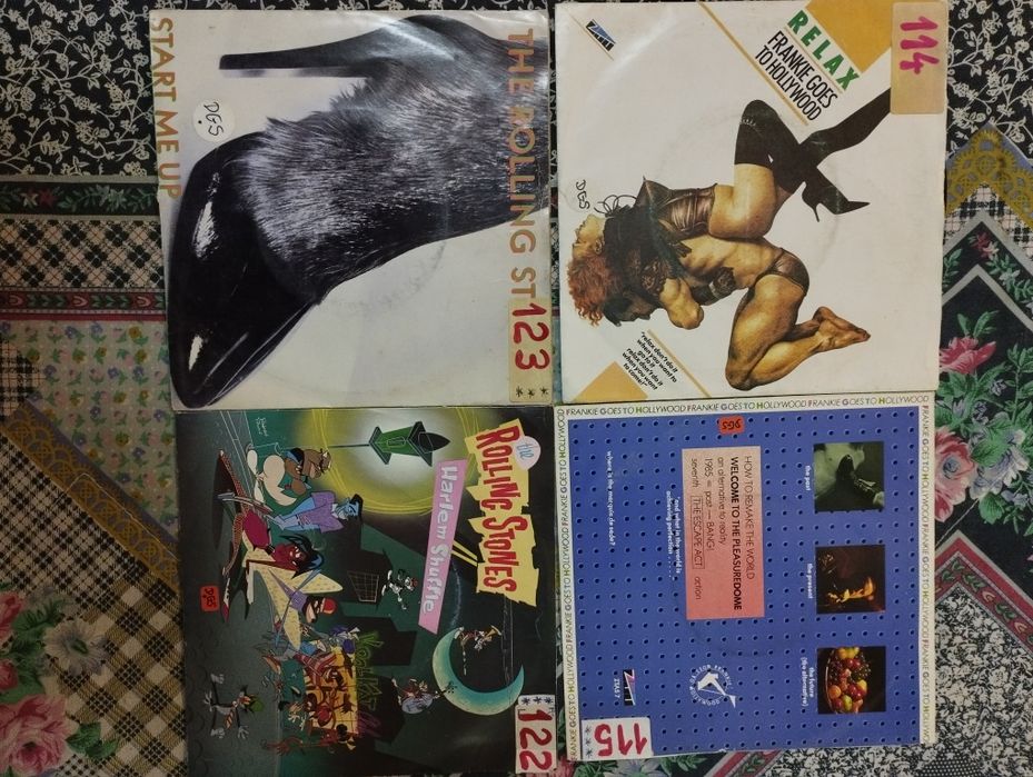 Lote de Singles em vinil dos anos 80