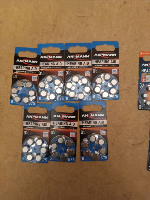 Батарейки 675 для слуховых аппаратов, цена за пачку