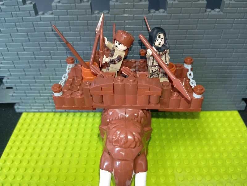 Zestaw + Gratis! MOC Mumakil +2 Figurki Haradrim 56pcs LOTR Hobbit lor