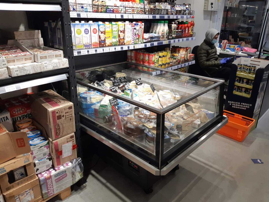 Стелажі торгові в магазин. Каси. Холод. вітрини. Гранти на обладнання