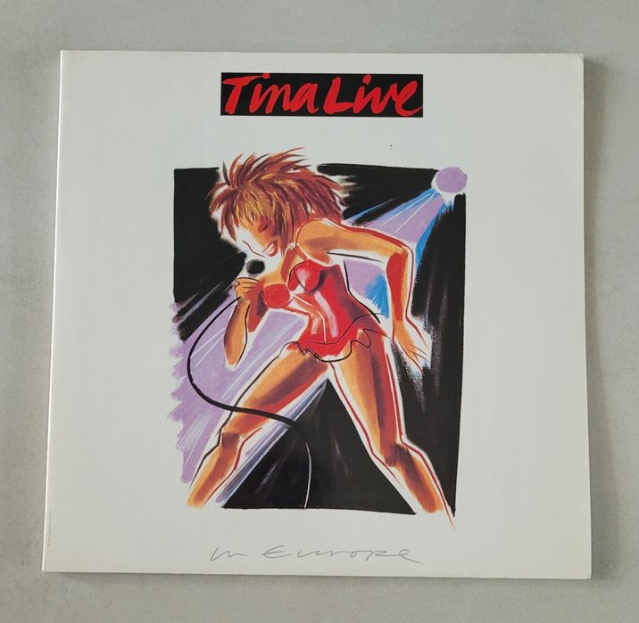 Tina Turner  - Tina Live In Europe 2LP 1988 Eu. EX
