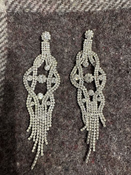 Довгі вечірні сережки