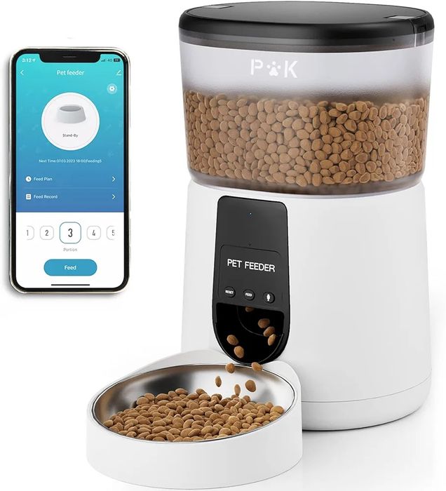 PUPPY KITTY Automat do karmy dla kotów i psów, Wi-Fi 2,4 G