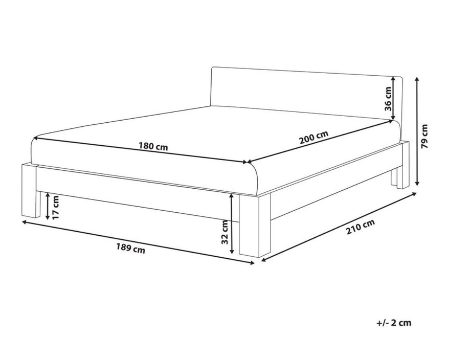 Cama de casal 190x210cm