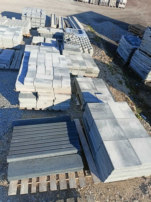 Kostka brukowa obrzeże ażur uszkodzone 2 gatunek powybrakowane
