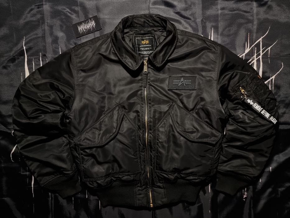 продам бомбер Alpha Industries CWU 45 full Black