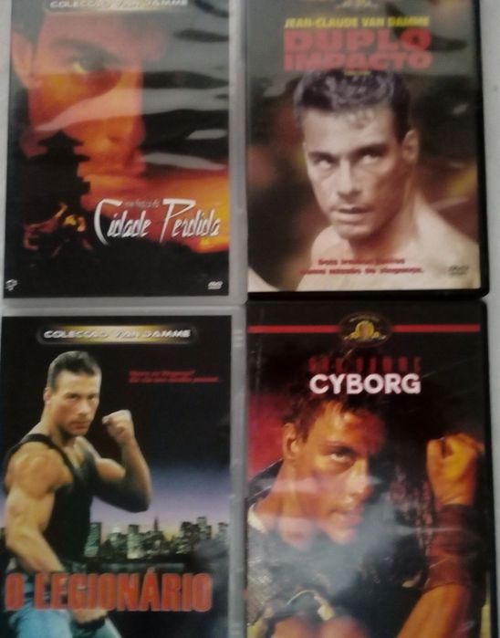 DVD acção Van Damme, Steven Seagal, vampiros